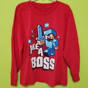 💥4/$20💥Kids' Minecraft Shirt Youth small